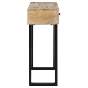 vidaXL Console Table 100x30x75 cm Solid Mango Wood