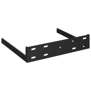 vidaXL Floating Wall Shelf High Gloss Black 23x23.5x3.8 cm MDF