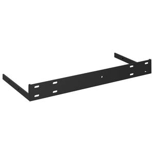 vidaXL Floating Wall Shelves 4 pcs High Gloss Black 40x23x3.8 cm MDF