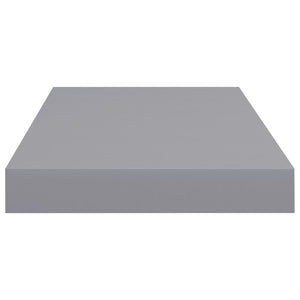vidaXL Floating Wall Shelves 2 pcs Grey 50x23x3.8 cm MDF
