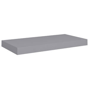 vidaXL Floating Wall Shelves 4 pcs Grey 50x23x3.8 cm MDF