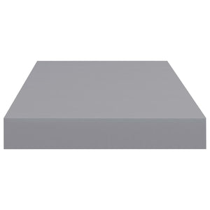 vidaXL Floating Wall Shelves 4 pcs Grey 50x23x3.8 cm MDF