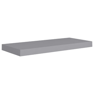 vidaXL Floating Wall Shelves 4 pcs Grey 60x23.5x3.8 cm MDF