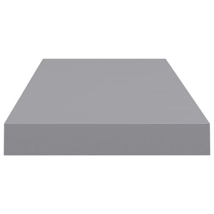 vidaXL Floating Wall Shelves 4 pcs Grey 60x23.5x3.8 cm MDF