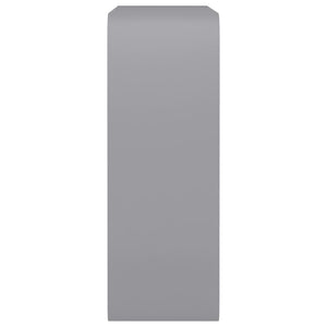 vidaXL Wall Cube Shelves 3 pcs Grey MDF