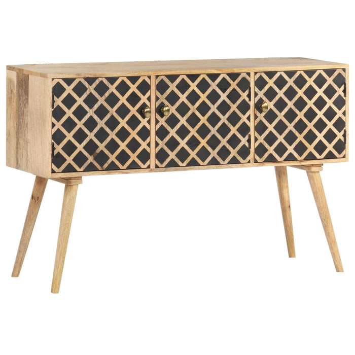 vidaXL Sideboard 118x35x75 cm Solid Mango Wood