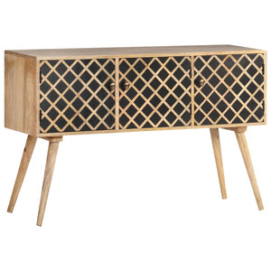 vidaXL Sideboard 118x35x75 cm Solid Mango Wood