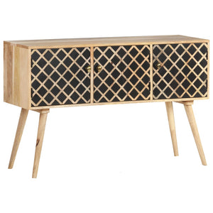 vidaXL Sideboard 118x35x75 cm Solid Mango Wood