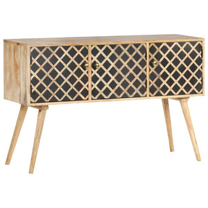 vidaXL Sideboard 118x35x75 cm Solid Mango Wood