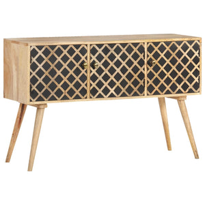 vidaXL Sideboard 118x35x75 cm Solid Mango Wood