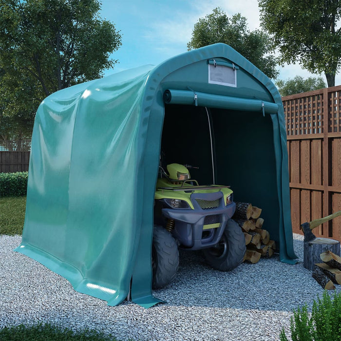 vidaXL Garage Tent PVC 1.6x2.4 m Green