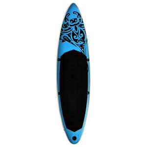 vidaXL Inflatable Stand Up Paddleboard Set 305x76x15 cm Blue