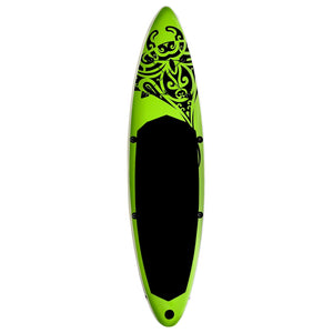 vidaXL Inflatable Stand Up Paddleboard Set 320x76x15 cm Green