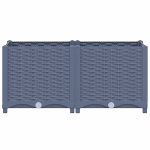 vidaXL Raised Bed 80x40x38 cm Polypropylene