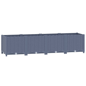 vidaXL Raised Bed 160x40x38 cm Polypropylene