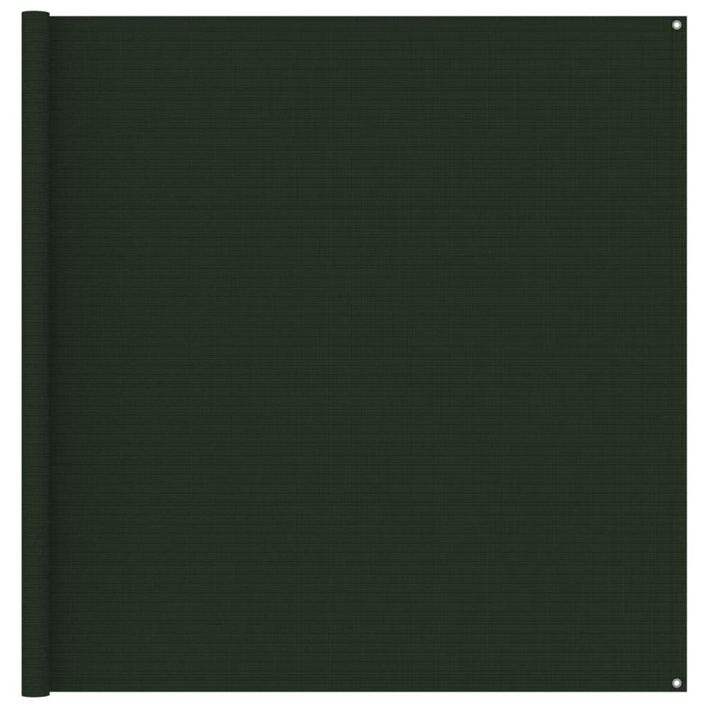 vidaXL Tent Carpet 200x400 cm Dark Green