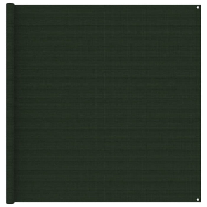 vidaXL Tent Carpet 200x400 cm Dark Green