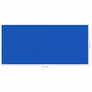 vidaXL Tent Carpet 250x550 cm Blue