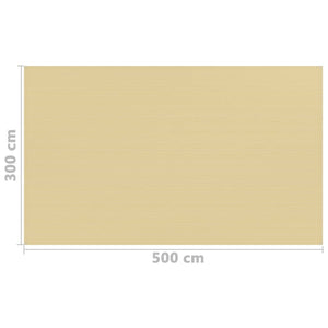 vidaXL Tent Carpet 300x500 cm Beige