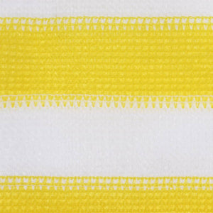 vidaXL Balcony Screen Yellow and White 120x500 cm HDPE