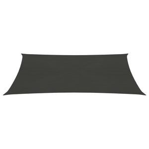 vidaXL Sunshade Sail 160 g/m² Anthracite 2.5x4 m HDPE