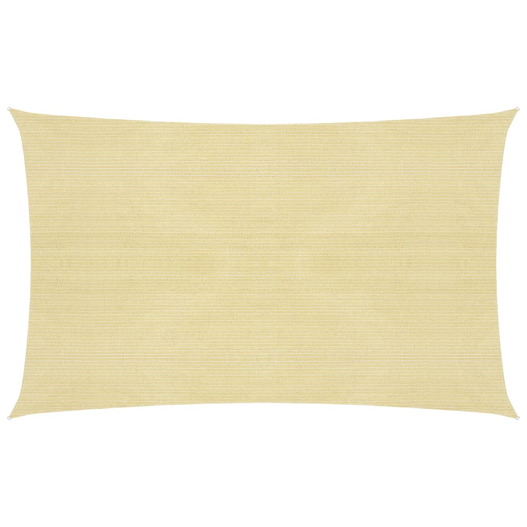 vidaXL Sunshade Sail 160 g/m² Beige 2x4.5 m HDPE