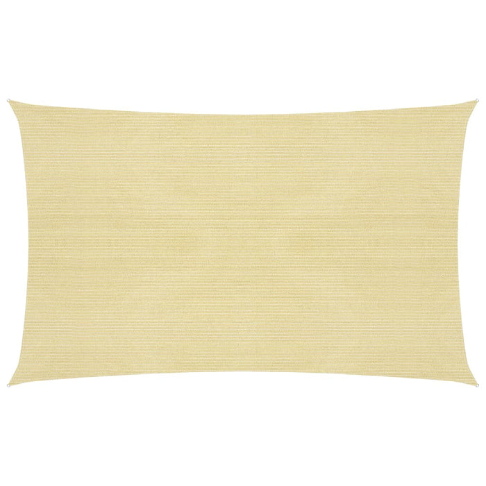 vidaXL Sunshade Sail 160 g/m² Beige 2x4.5 m HDPE