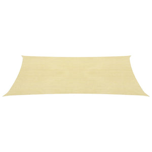 vidaXL Sunshade Sail 160 g/m² Beige 2x4.5 m HDPE