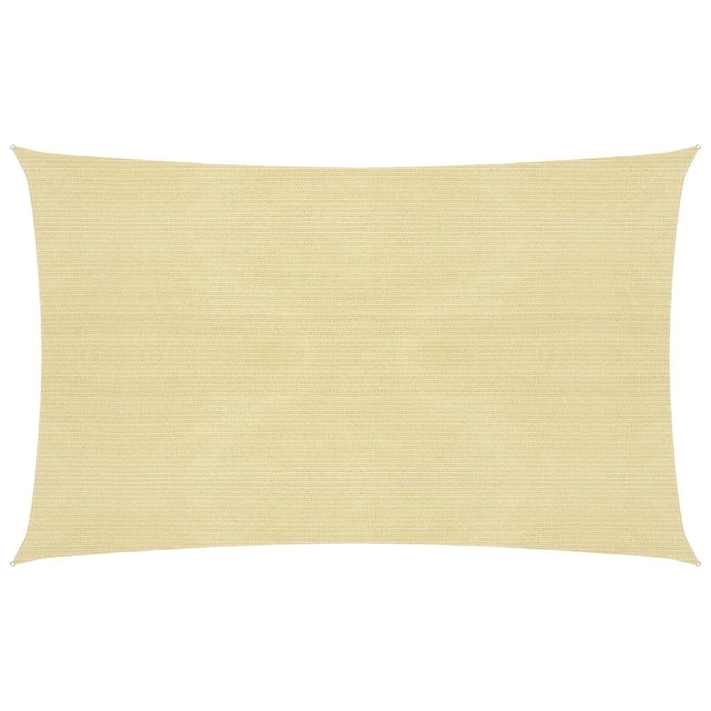 vidaXL Sunshade Sail 160 g/m² Beige 2.5x4.5 m HDPE