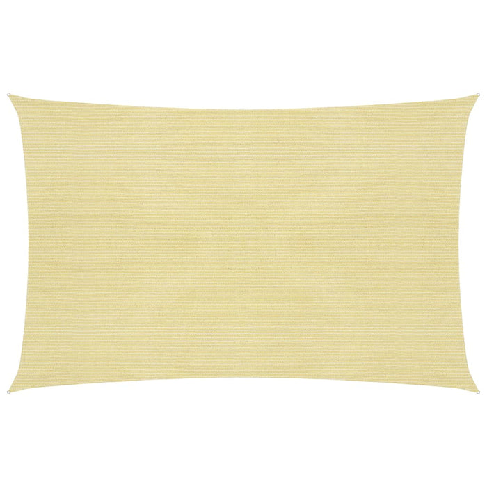 vidaXL Sunshade Sail 160 g/m² Beige 3x4.5 m HDPE