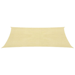 vidaXL Sunshade Sail 160 g/m² Beige 3x4.5 m HDPE