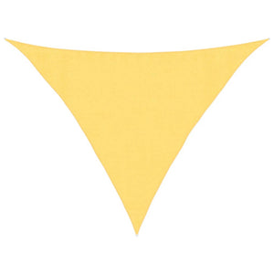 vidaXL Sunshade Sail 160 g/m² Beige 3.5x3.5x4.9 m HDPE