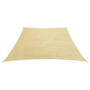 vidaXL Sunshade Sail 160 g/m² Beige 3/4x2 m HDPE