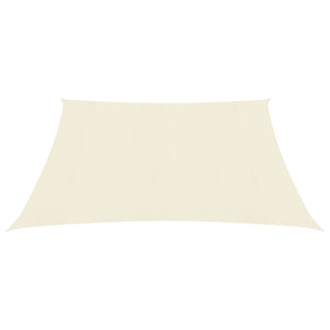 vidaXL Sunshade Sail 160 g/m² Cream 5x5 m HDPE