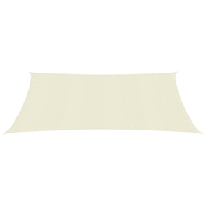 vidaXL Sunshade Sail 160 g/m² Cream 2x2.5 m HDPE