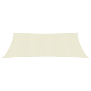 vidaXL Sunshade Sail 160 g/m² Cream 2x3 m HDPE