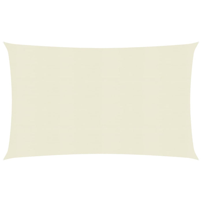 vidaXL Sunshade Sail 160 g/m² Cream 2.5x4 m HDPE