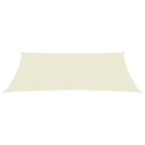 vidaXL Sunshade Sail 160 g/m² Cream 4x5 m HDPE