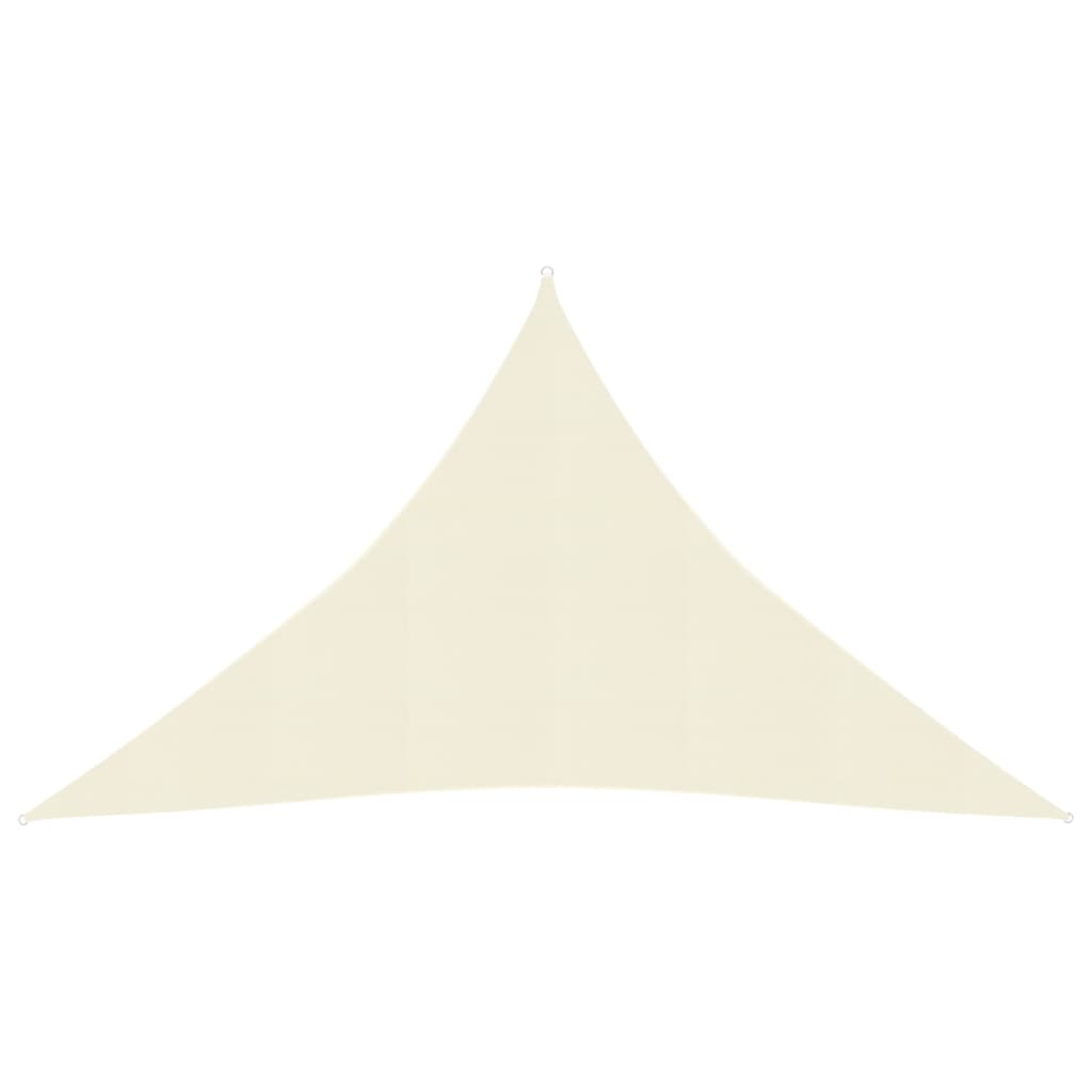 vidaXL Sunshade Sail 160 g/m² Cream 3x3x4.2 m HDPE