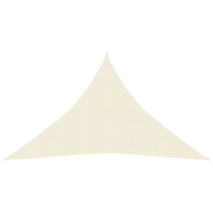 vidaXL Sunshade Sail 160 g/m² Cream 3x3x4.2 m HDPE