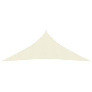 vidaXL Sunshade Sail 160 g/m² Cream 4x4x4 m HDPE