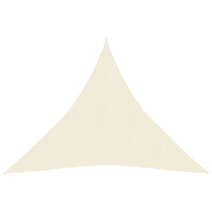 vidaXL Sunshade Sail 160 g/m² Cream 4.5x4.5x4.5 m HDPE