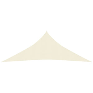 vidaXL Sunshade Sail 160 g/m² Cream 4.5x4.5x4.5 m HDPE