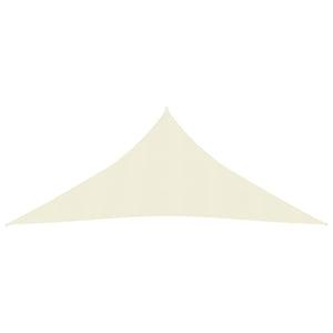 vidaXL Sunshade Sail 160 g/m² Cream 4x5x5 m HDPE