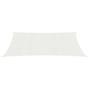 vidaXL Sunshade Sail 160 g/m² White 2.5x5 m HDPE