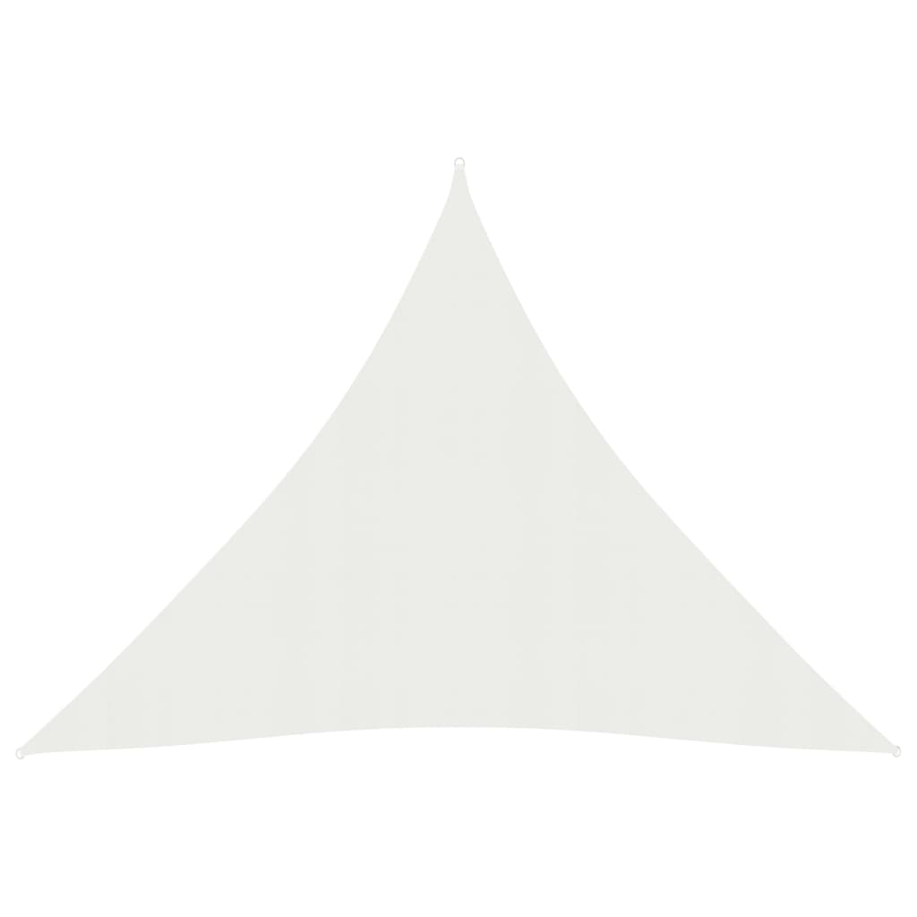 vidaXL Sunshade Sail 160 g/m² White 3x3x3 m HDPE