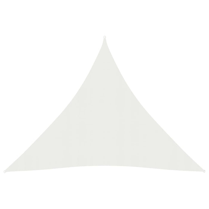 vidaXL Sunshade Sail 160 g/m² White 3x3x3 m HDPE