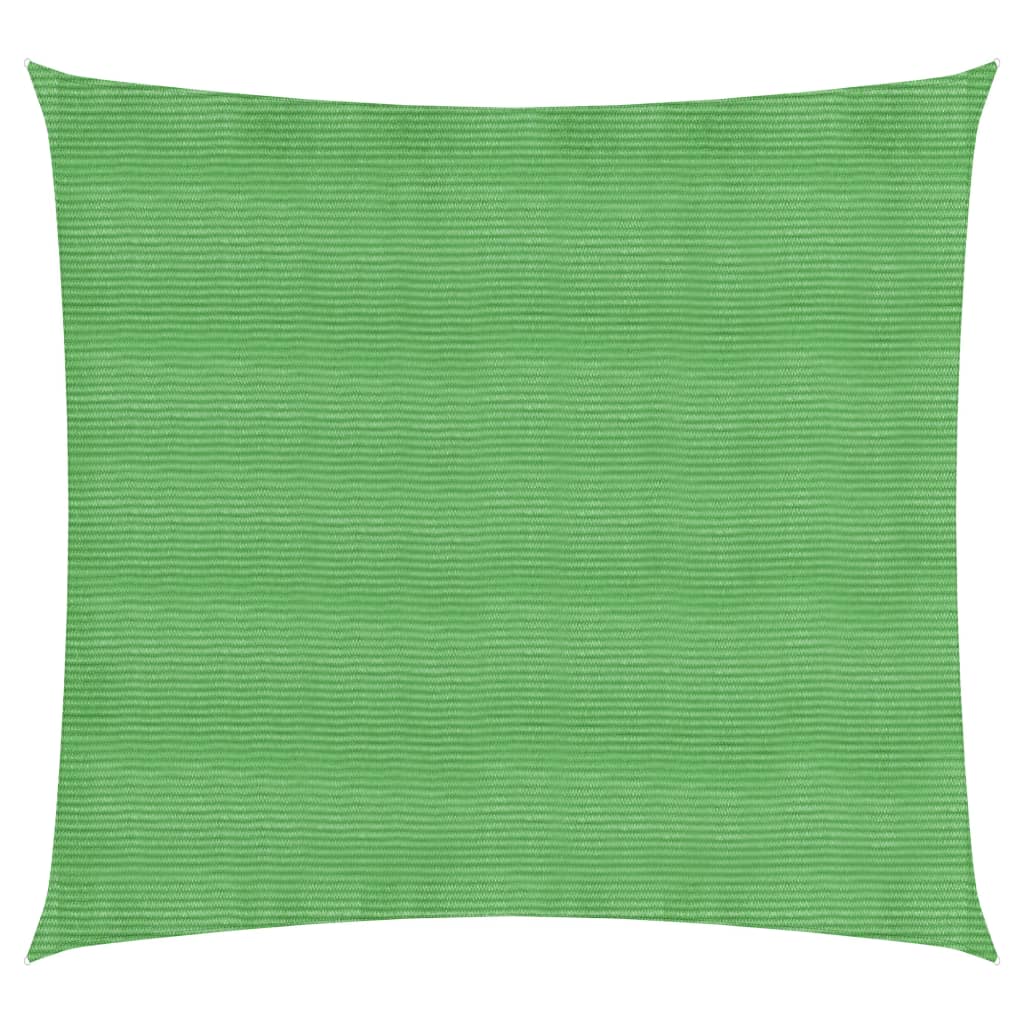 vidaXL Sunshade Sail 160 g/m² Light Green 2x2 m HDPE