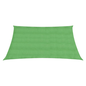 vidaXL Sunshade Sail 160 g/m² Light Green 2x2 m HDPE