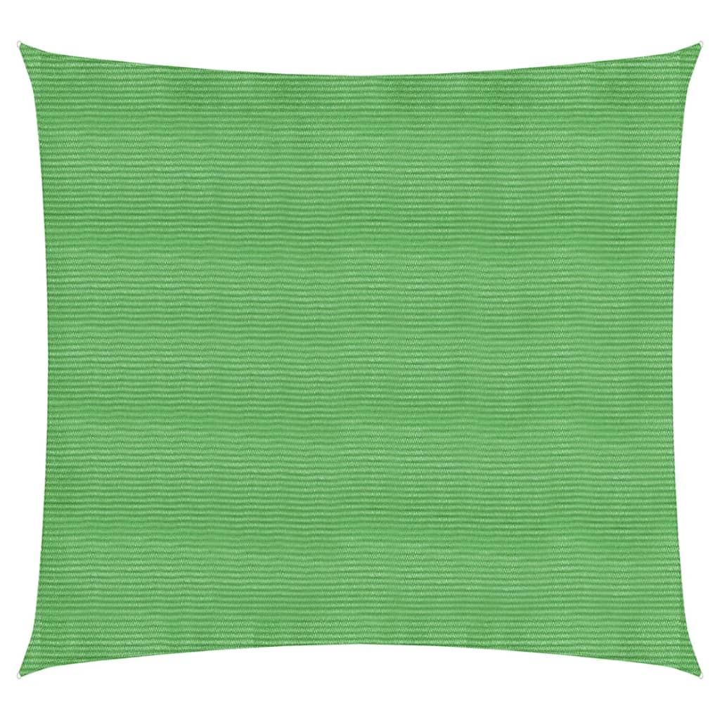 vidaXL Sunshade Sail 160 g/m² Light Green 4.5x4.5 m HDPE